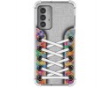 Funda Silicona Antigolpes para Motorola Edge 20 diseño Zapatillas 04 Dibujos