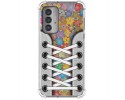 Funda Silicona Antigolpes para Motorola Edge 20 diseño Zapatillas 05 Dibujos