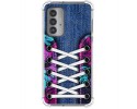 Funda Silicona Antigolpes para Motorola Edge 20 diseño Zapatillas 06 Dibujos