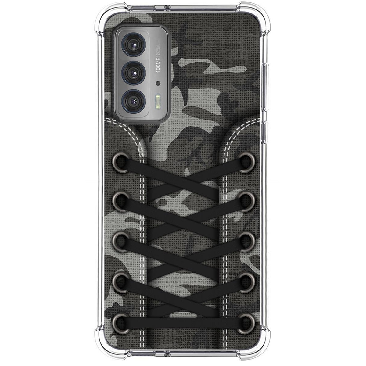 Funda Silicona Antigolpes para Motorola Edge 20 diseño Zapatillas 15 Dibujos