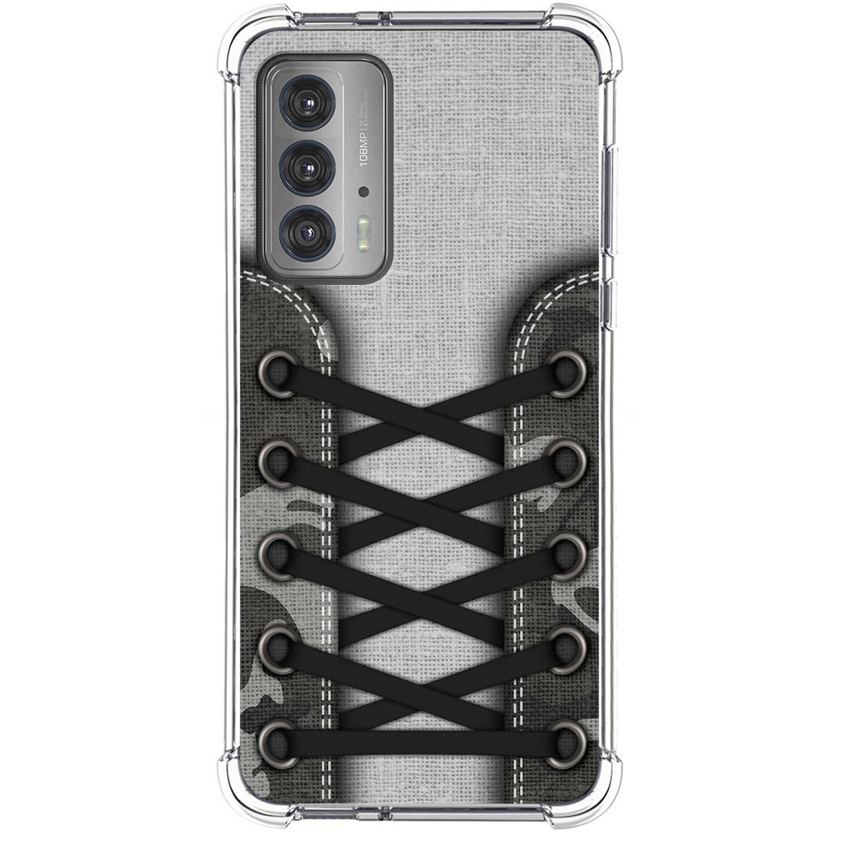 Funda Silicona Antigolpes para Motorola Edge 20 diseño Zapatillas 16 Dibujos