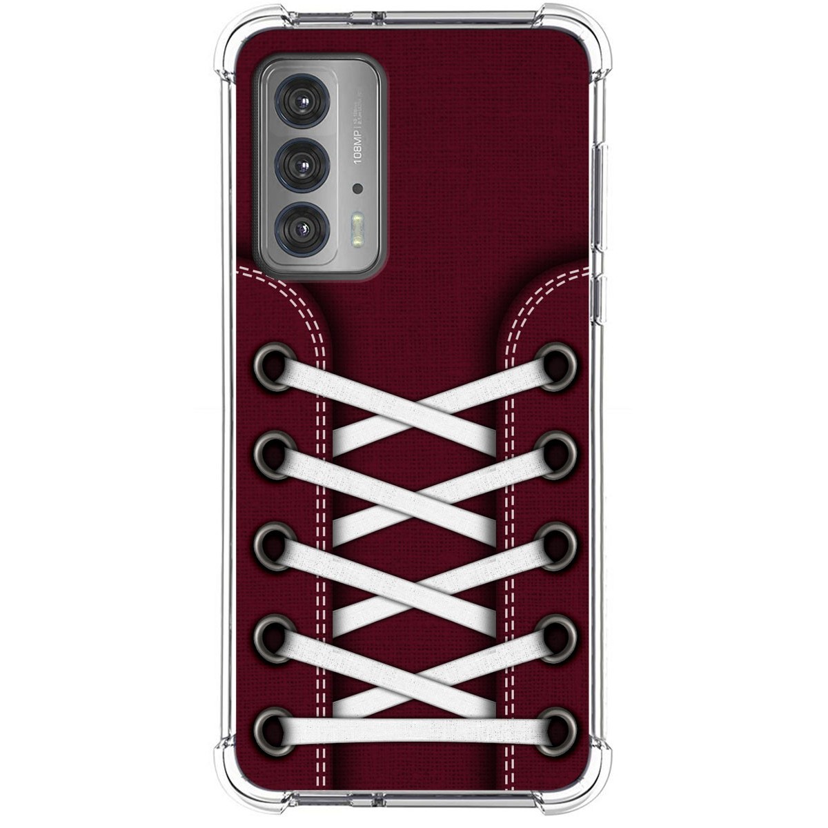 Funda Silicona Antigolpes para Motorola Edge 20 diseño Zapatillas 17 Dibujos