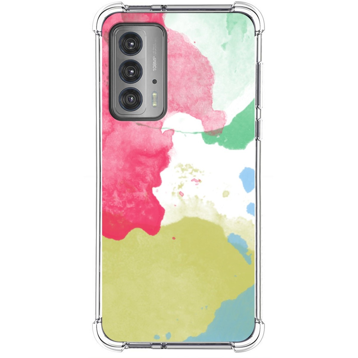 Funda Silicona Antigolpes para Motorola Edge 20 diseño Acuarela 02 Dibujos