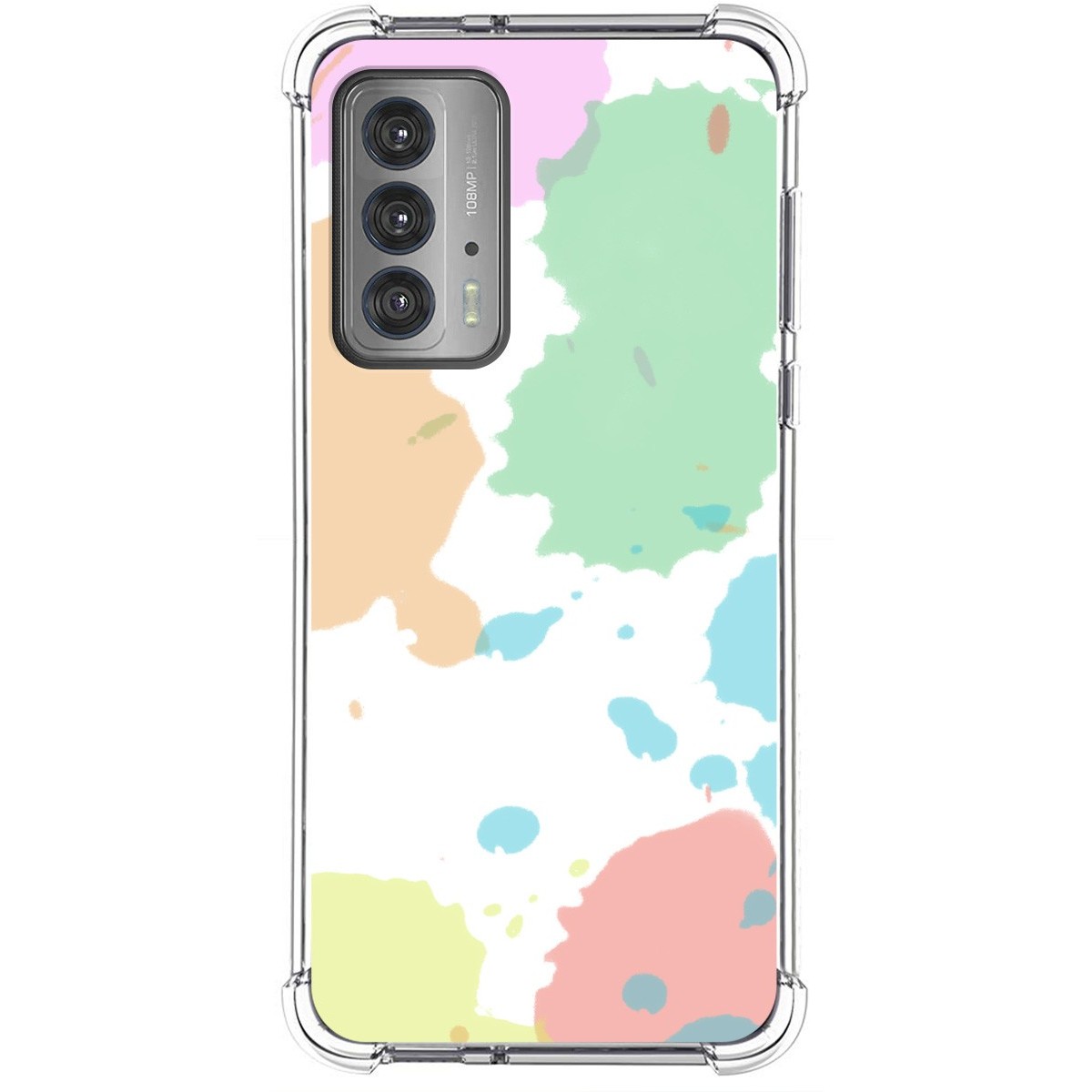 Funda Silicona Antigolpes para Motorola Edge 20 diseño Acuarela 05 Dibujos