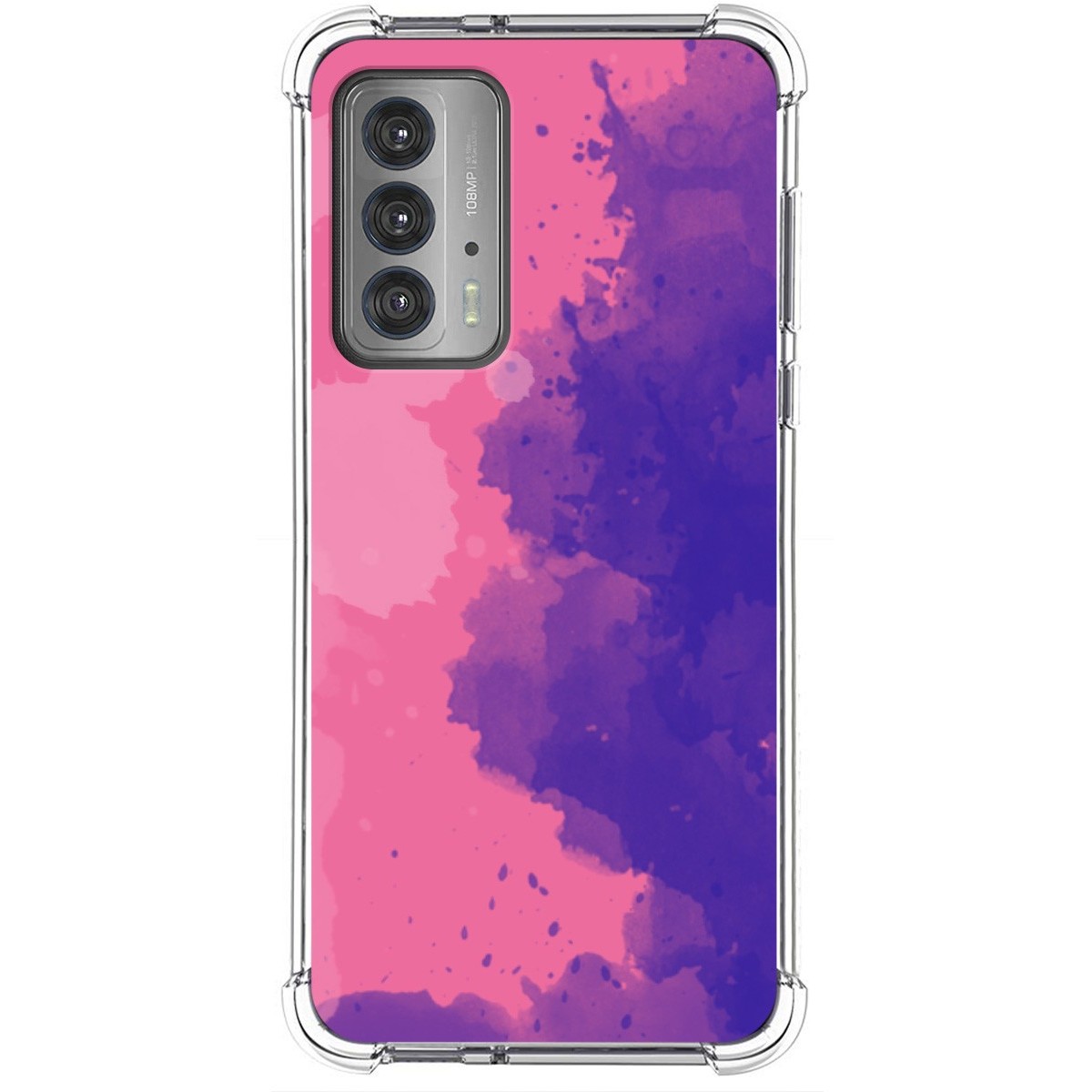 Funda Silicona Antigolpes para Motorola Edge 20 diseño Acuarela 07 Dibujos