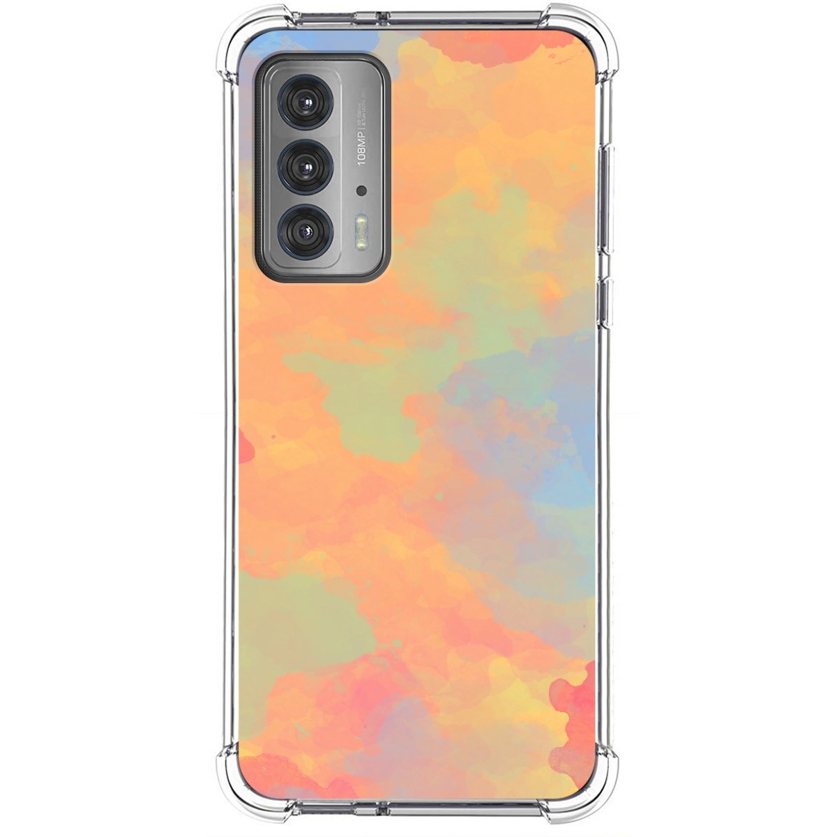 Funda Silicona Antigolpes para Motorola Edge 20 diseño Acuarela 08 Dibujos