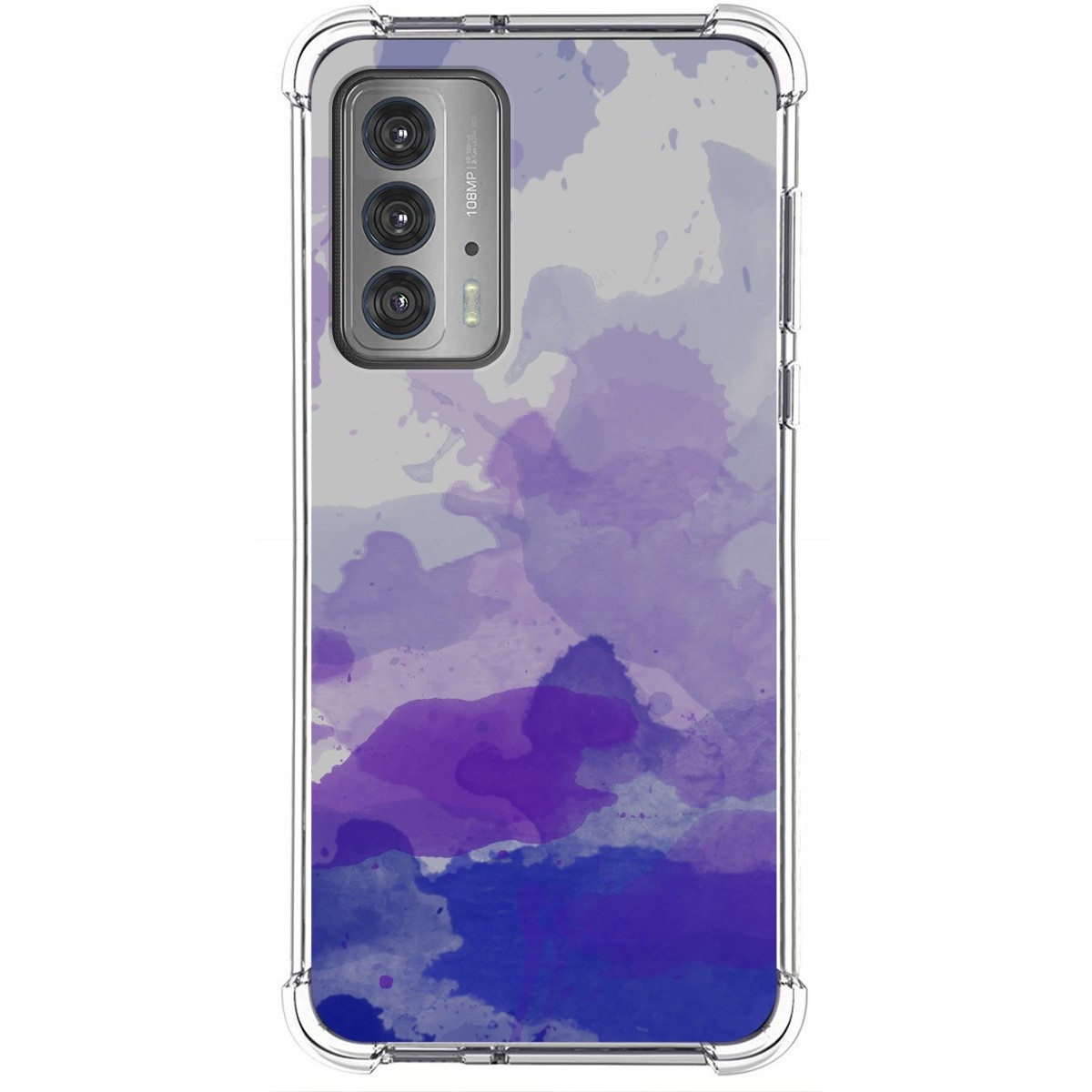 Funda Silicona Antigolpes para Motorola Edge 20 diseño Acuarela 09 Dibujos