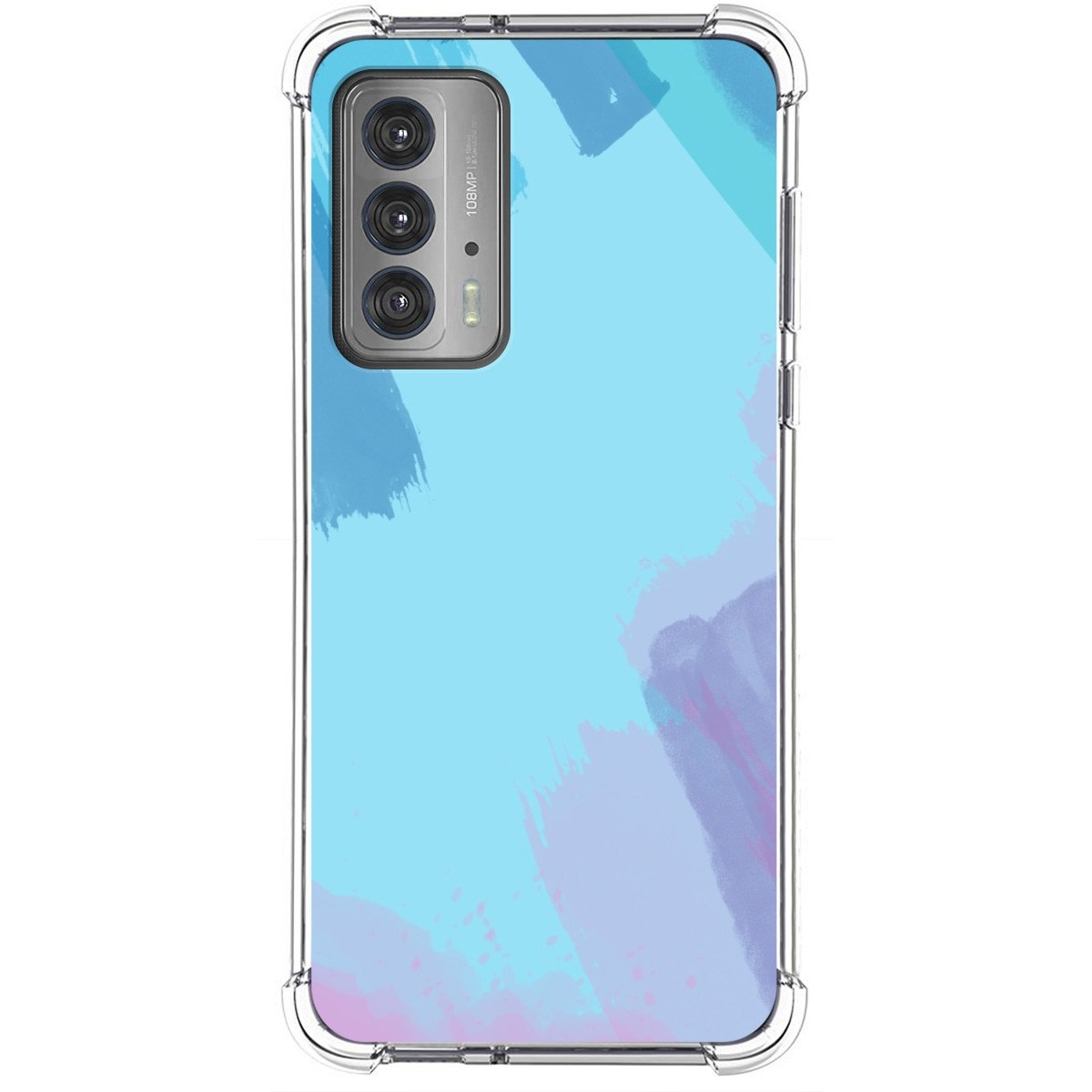 Funda Silicona Antigolpes para Motorola Edge 20 diseño Acuarela 10 Dibujos