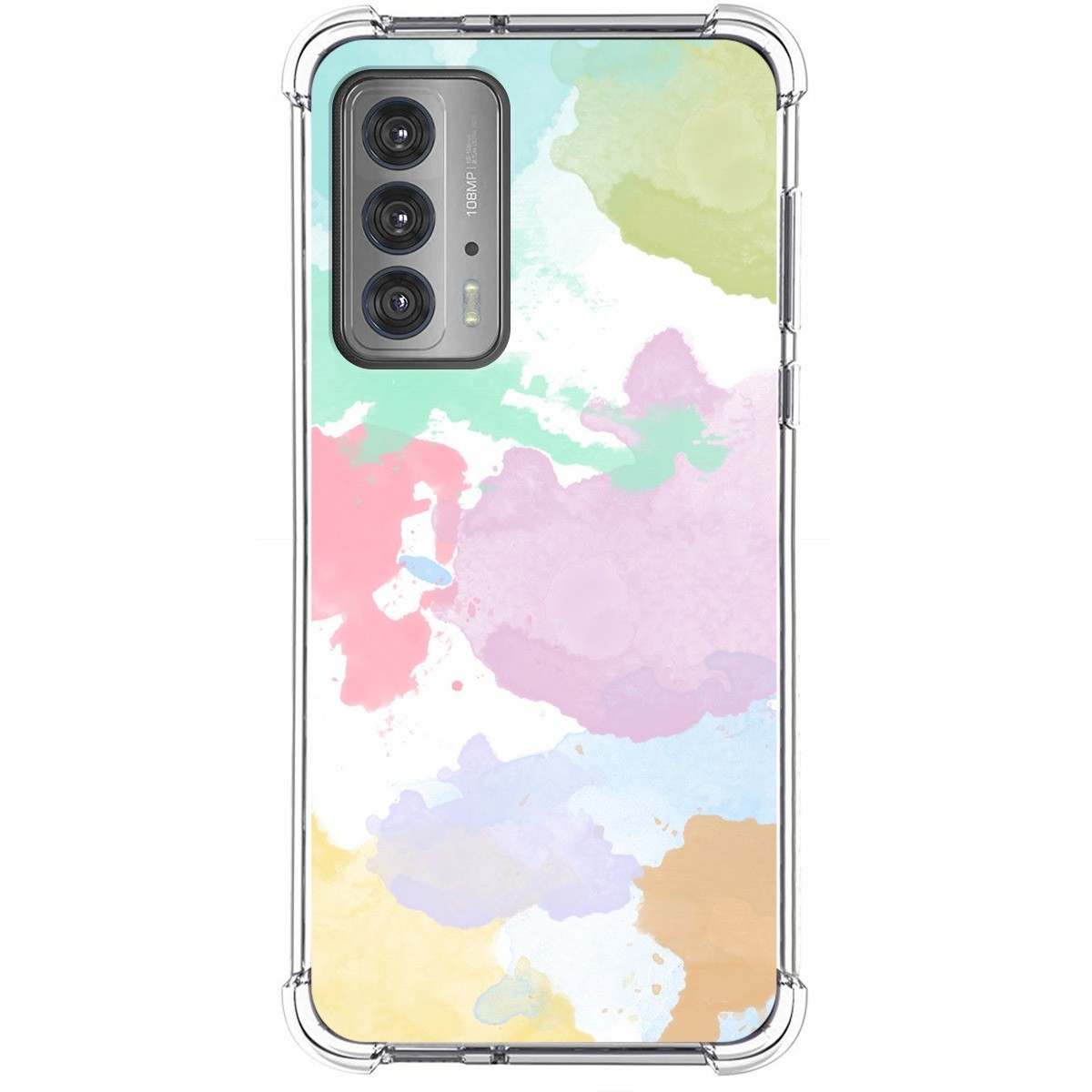 Funda Silicona Antigolpes para Motorola Edge 20 diseño Acuarela 11 Dibujos