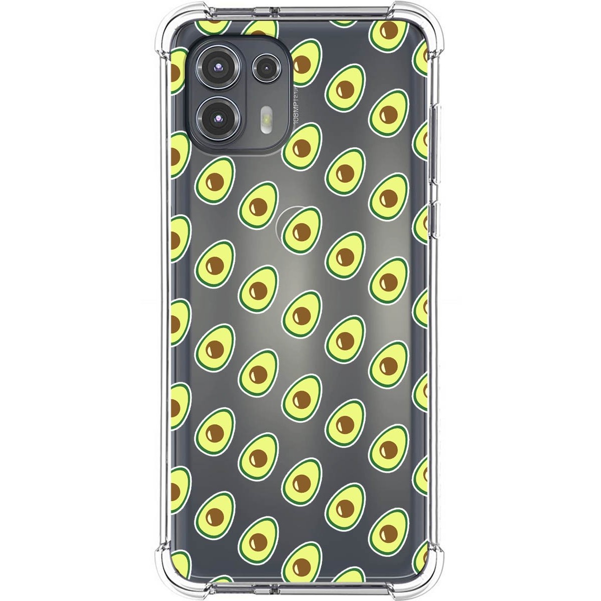 Funda Silicona Antigolpes para Motorola Edge 20 Lite diseño Aguacate Dibujos