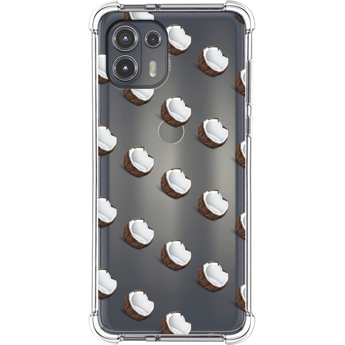 Funda Silicona Antigolpes para Motorola Edge 20 Lite diseño Cocos Dibujos