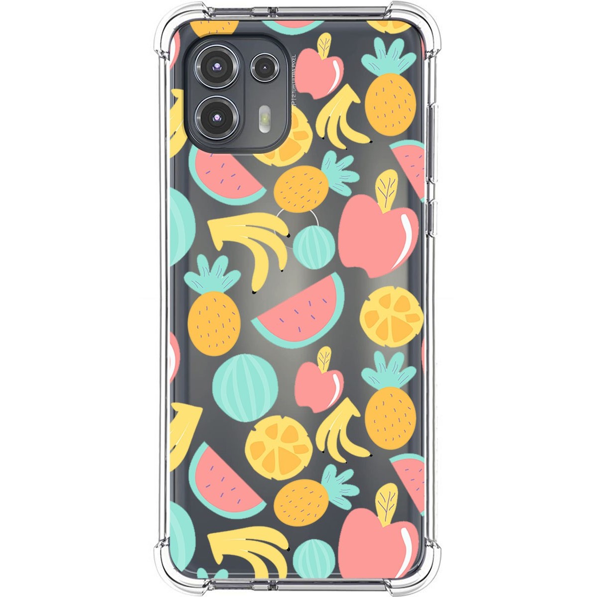 Funda Silicona Antigolpes para Motorola Edge 20 Lite diseño Frutas 02 Dibujos