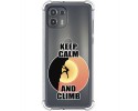 Funda Silicona Antigolpes para Motorola Edge 20 Lite diseño Hombre Escalada Dibujos