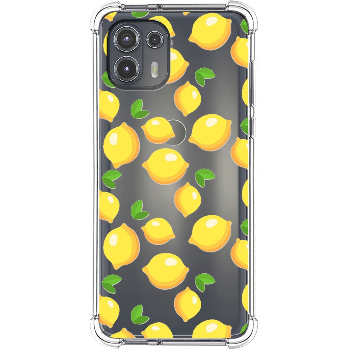 Funda Silicona Antigolpes para Motorola Edge 20 Lite diseño Limones Dibujos