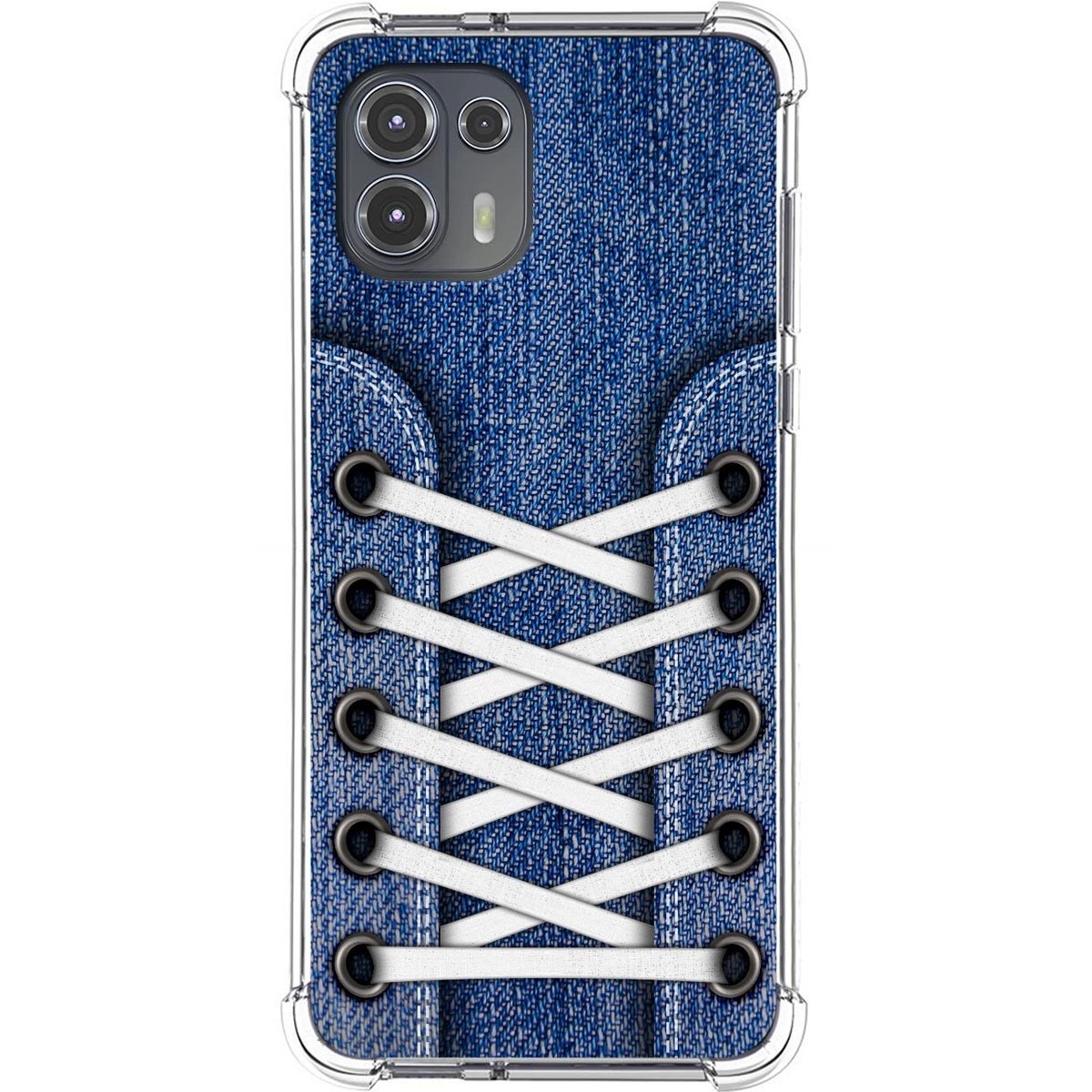 Funda Silicona Antigolpes para Motorola Edge 20 Lite diseño Zapatillas 01 Dibujos