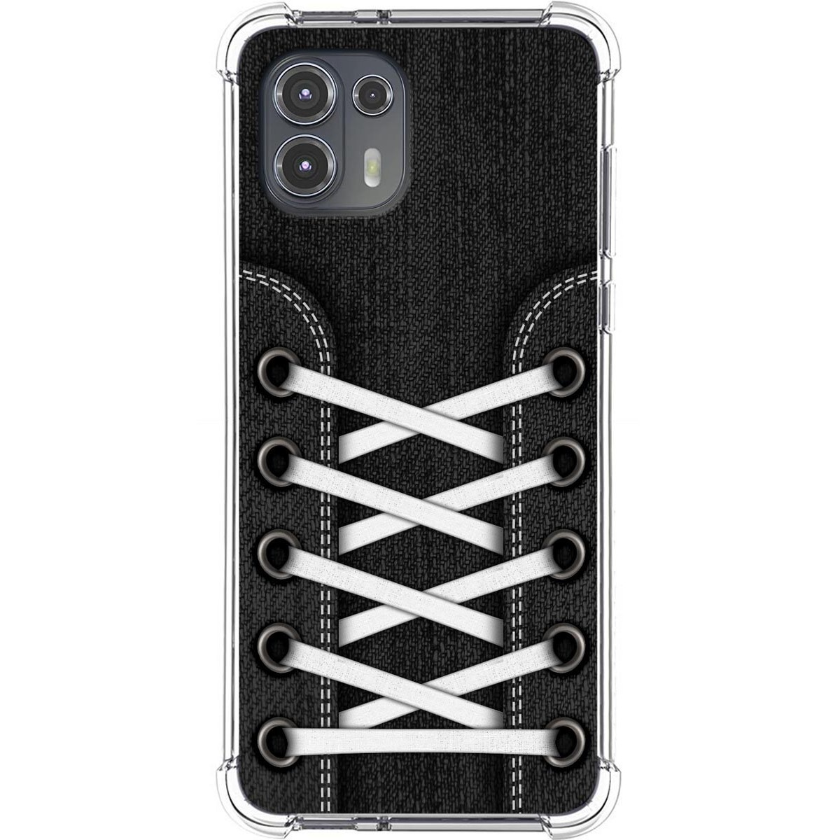 Funda Silicona Antigolpes para Motorola Edge 20 Lite diseño Zapatillas 02 Dibujos