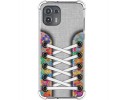 Funda Silicona Antigolpes para Motorola Edge 20 Lite diseño Zapatillas 04 Dibujos