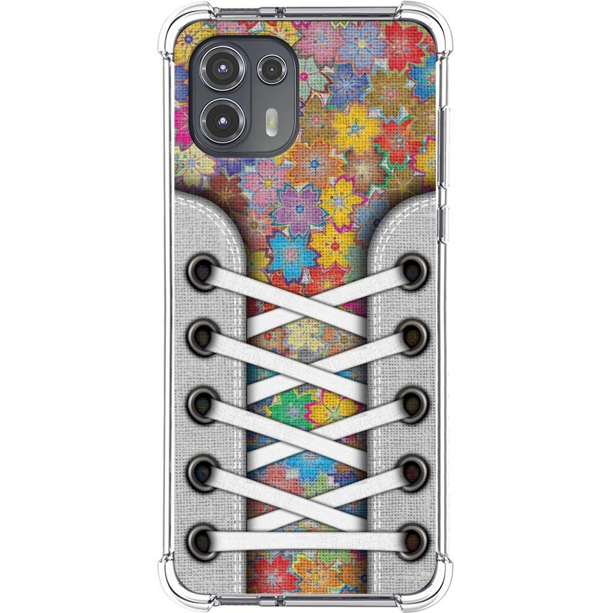Funda Silicona Antigolpes para Motorola Edge 20 Lite diseño Zapatillas 05 Dibujos