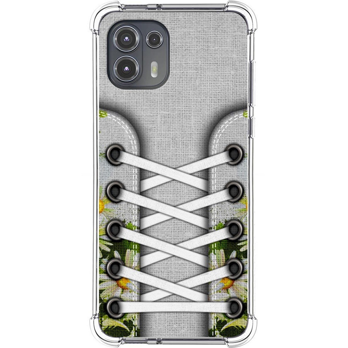 Funda Silicona Antigolpes para Motorola Edge 20 Lite diseño Zapatillas 08 Dibujos