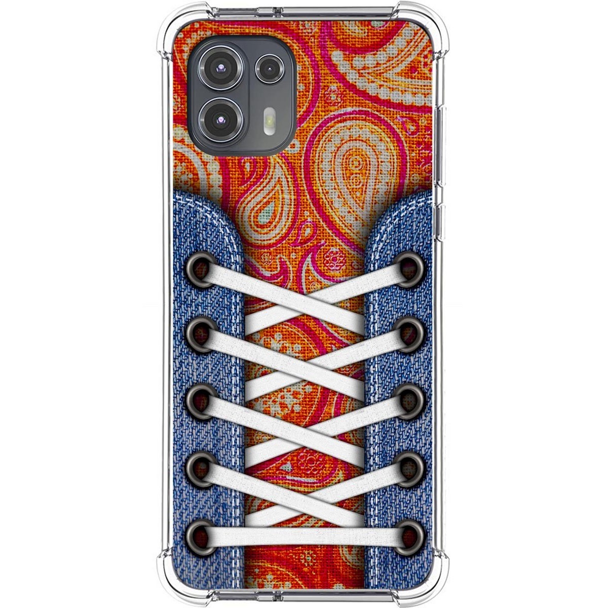 Funda Silicona Antigolpes para Motorola Edge 20 Lite diseño Zapatillas 10 Dibujos