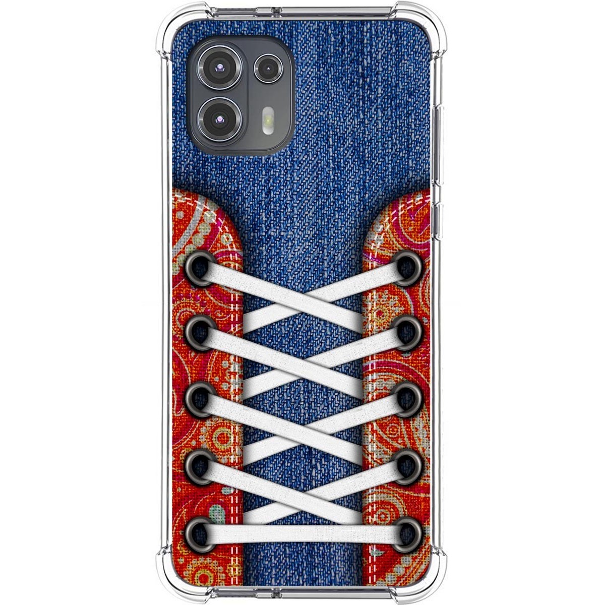 Funda Silicona Antigolpes para Motorola Edge 20 Lite diseño Zapatillas 11 Dibujos