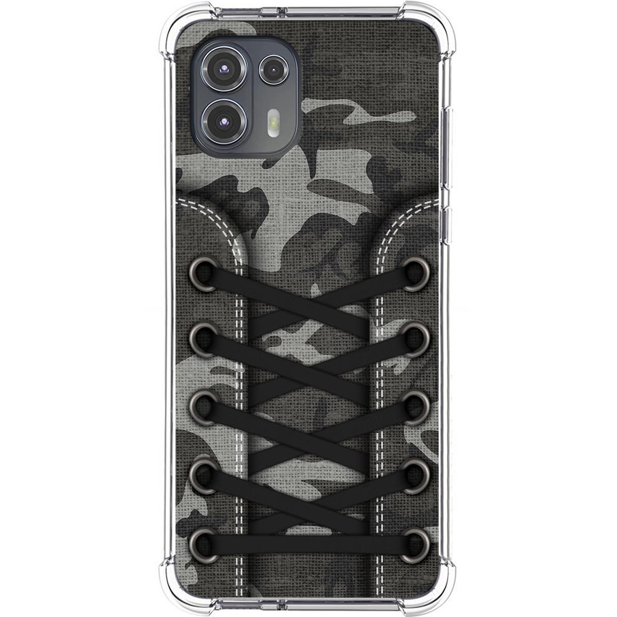 Funda Silicona Antigolpes para Motorola Edge 20 Lite diseño Zapatillas 15 Dibujos
