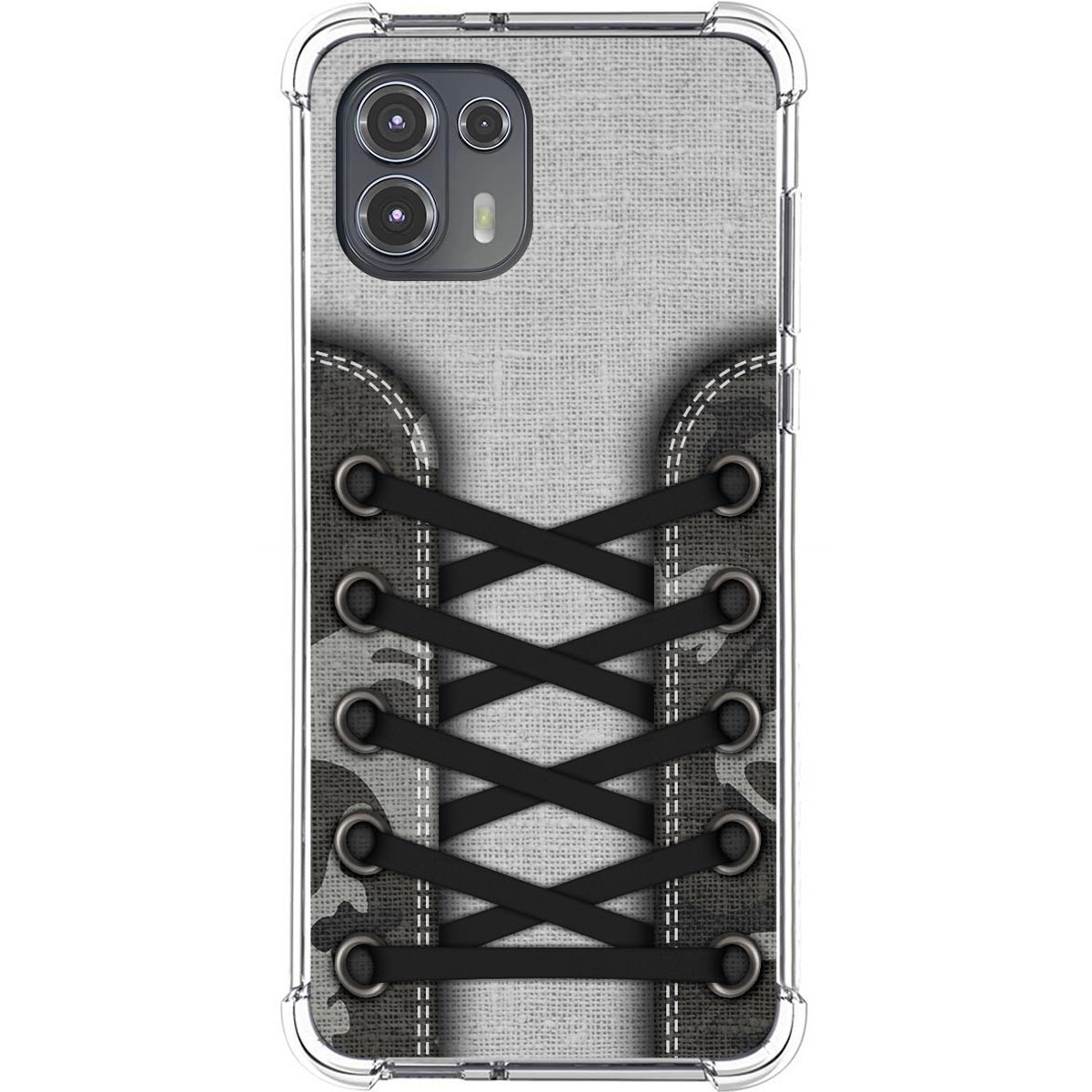 Funda Silicona Antigolpes para Motorola Edge 20 Lite diseño Zapatillas 16 Dibujos