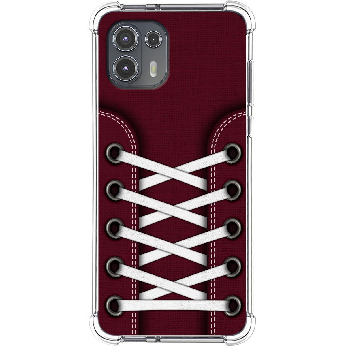 Funda Silicona Antigolpes para Motorola Edge 20 Lite diseño Zapatillas 17 Dibujos