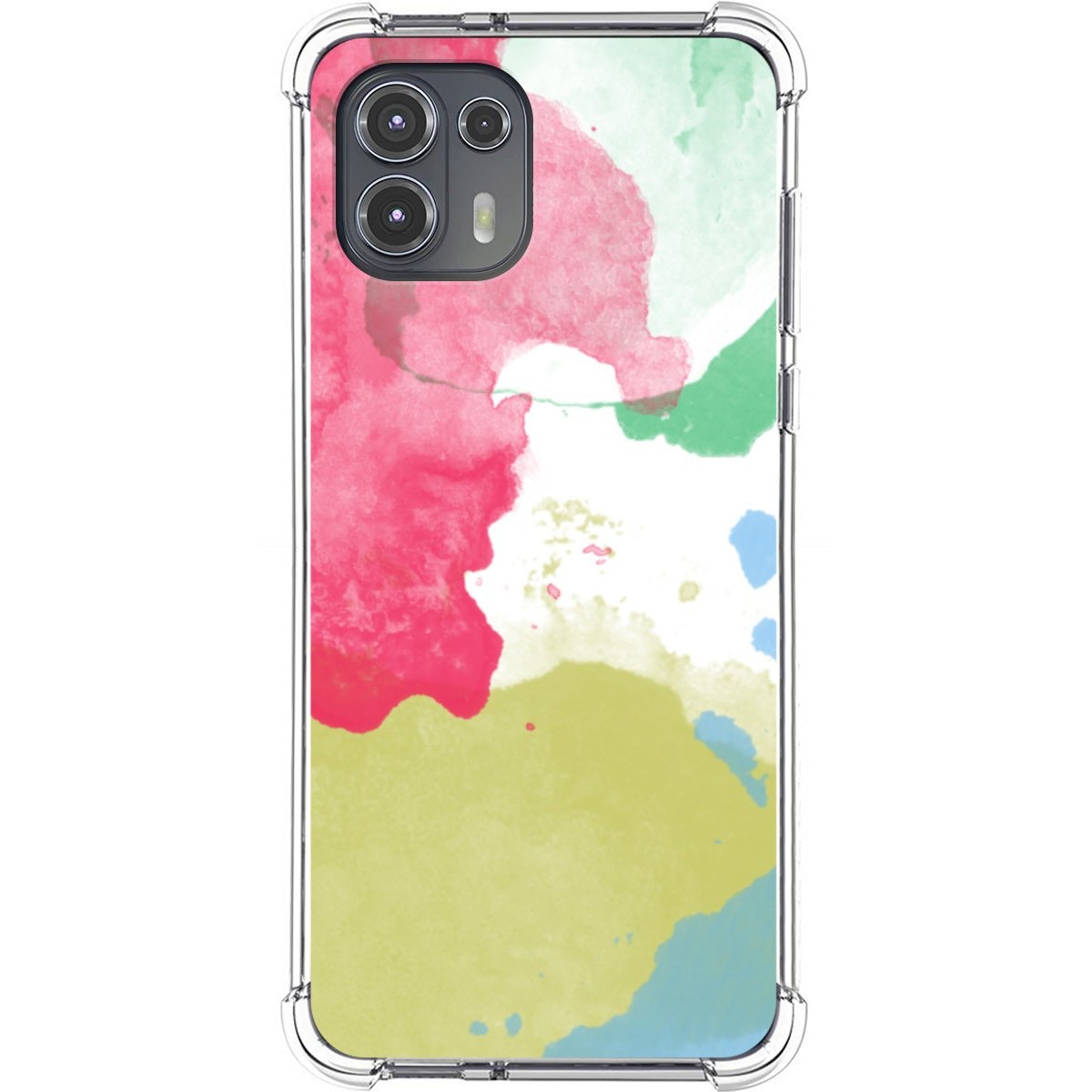 Funda Silicona Antigolpes para Motorola Edge 20 Lite diseño Acuarela 02 Dibujos