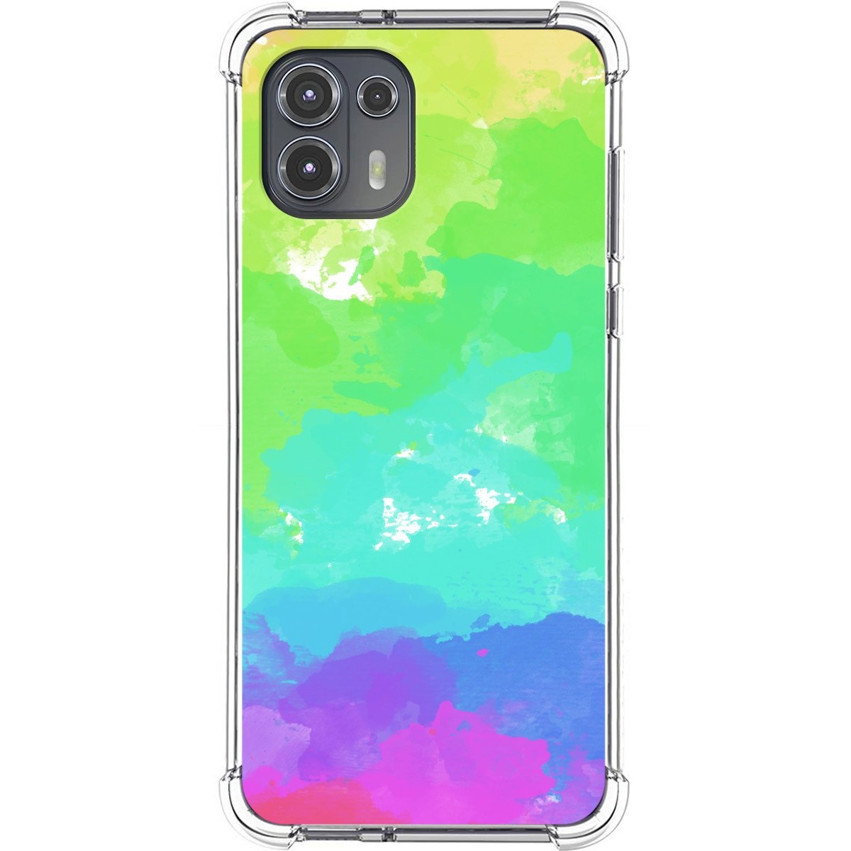 Funda Silicona Antigolpes para Motorola Edge 20 Lite diseño Acuarela 03 Dibujos