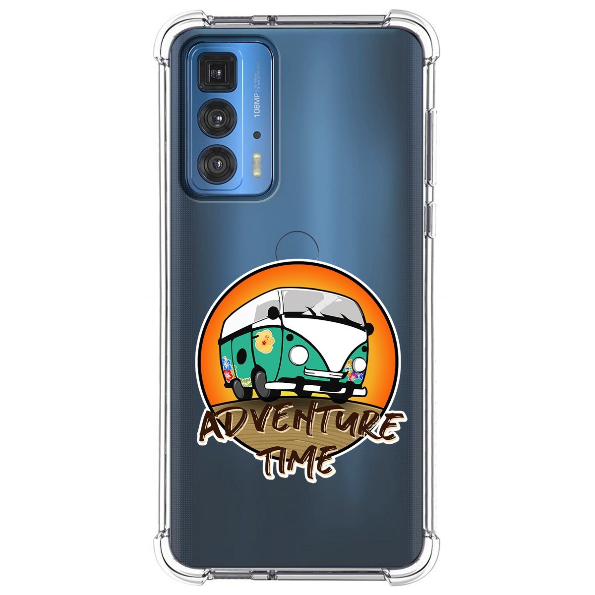 Funda Silicona Antigolpes para Motorola Edge 20 Pro diseño Adventure Time Dibujos