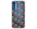 Funda Silicona Antigolpes para Motorola Edge 20 Pro diseño Cerezas Dibujos