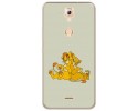 Funda Gel Tpu para Hisense F23 Diseño Leones Dibujos