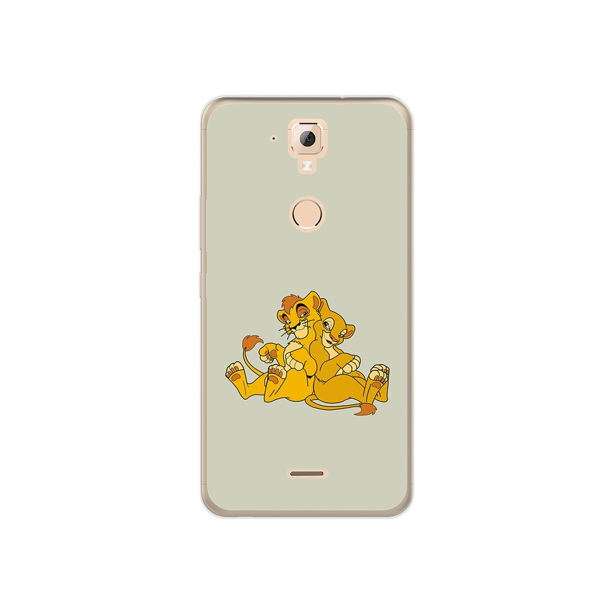 Funda Gel Tpu para Hisense F23 Diseño Leones Dibujos