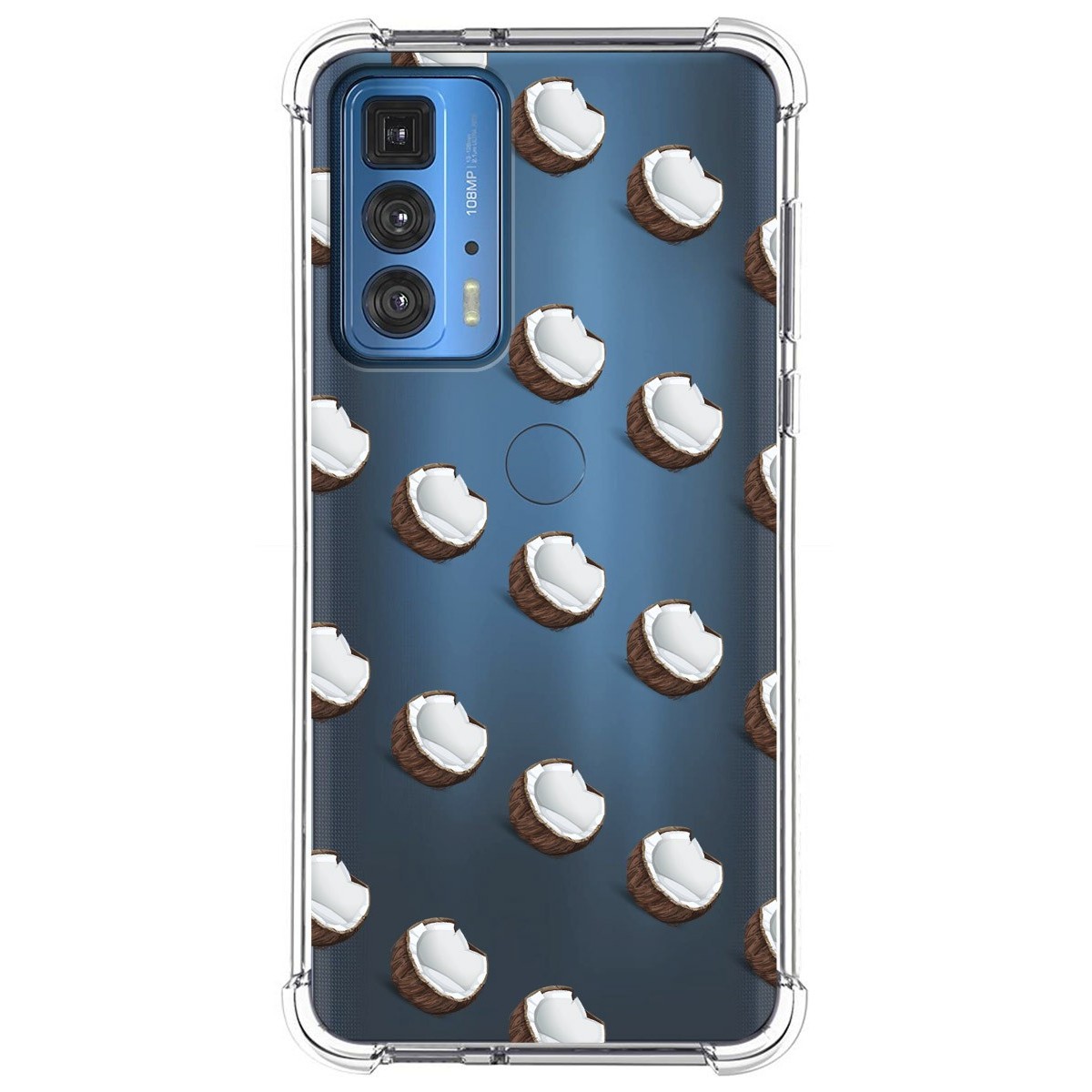 Funda Silicona Antigolpes para Motorola Edge 20 Pro diseño Cocos Dibujos