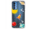 Funda Silicona Antigolpes para Motorola Edge 20 Pro diseño Espacio Dibujos