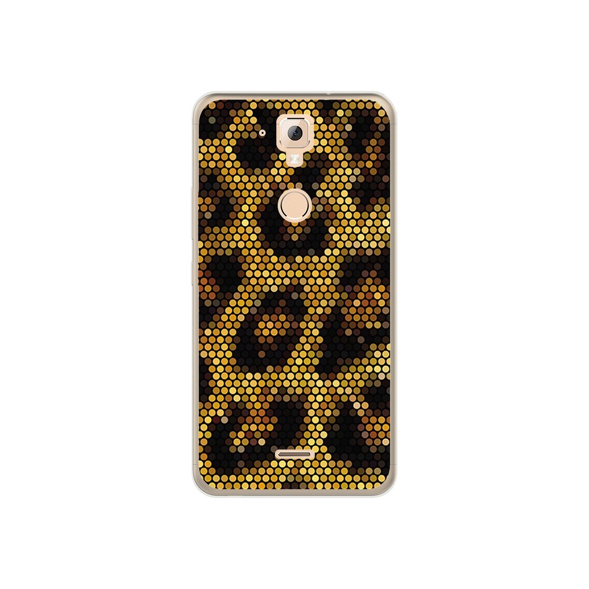 Funda Gel Tpu para Hisense F23 Diseño Leopardo Dibujos