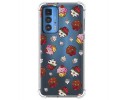Funda Silicona Antigolpes para Motorola Edge 20 Pro diseño Muffins Dibujos