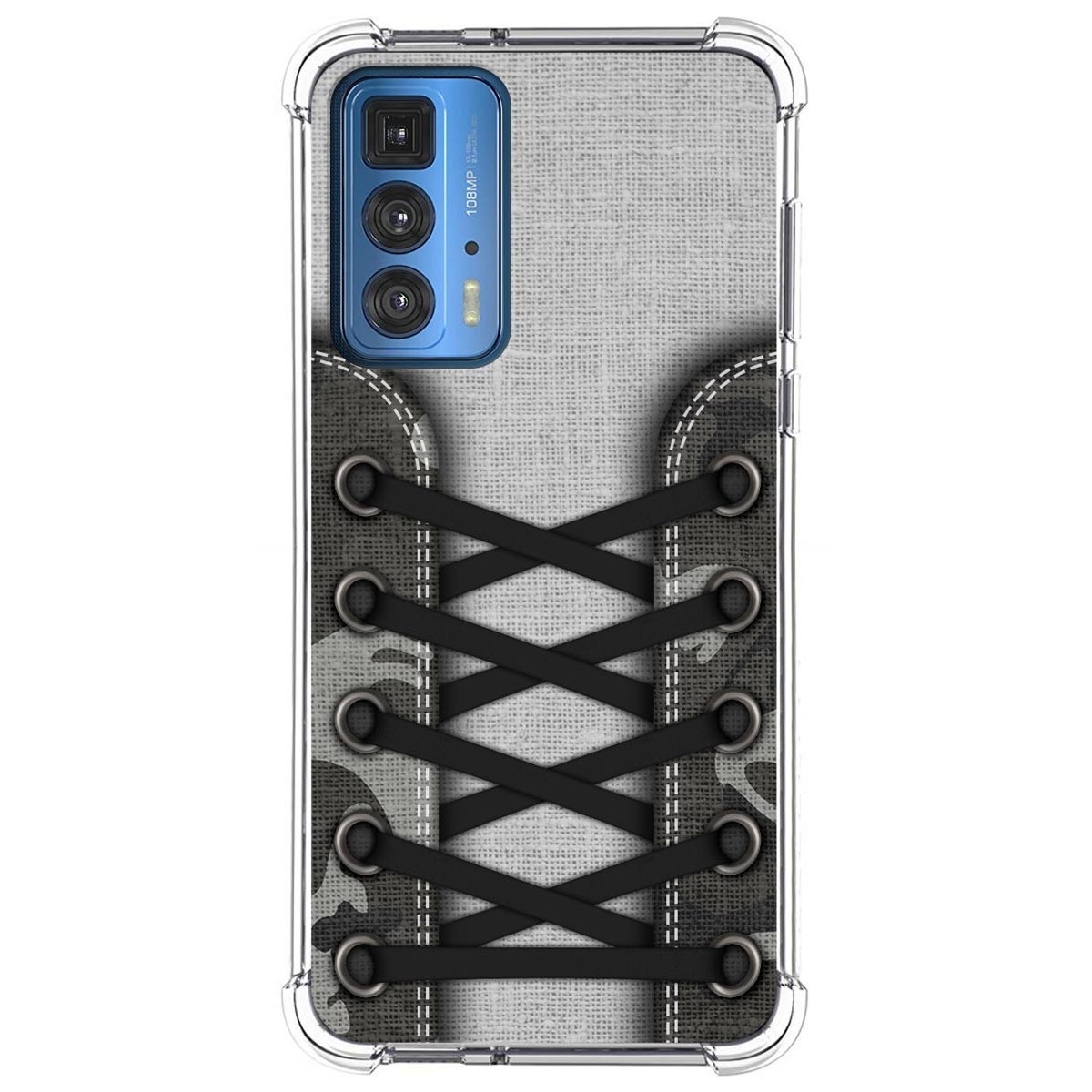 Funda Silicona Antigolpes para Motorola Edge 20 Pro diseño Zapatillas 16 Dibujos