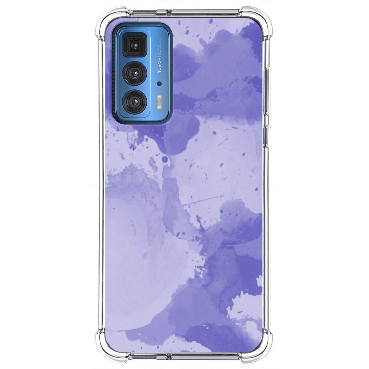 Funda Silicona Antigolpes para Motorola Edge 20 Pro diseño Acuarela 01 Dibujos