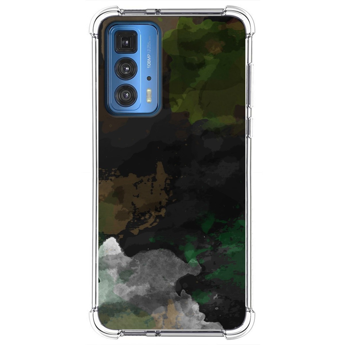 Funda Silicona Antigolpes para Motorola Edge 20 Pro diseño Acuarela 12 Dibujos