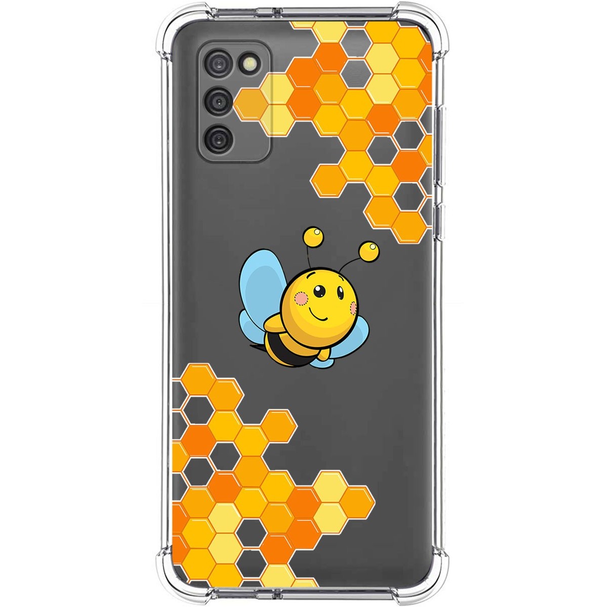Funda Silicona Antigolpes para Samsung Galaxy A03s diseño Abeja Dibujos