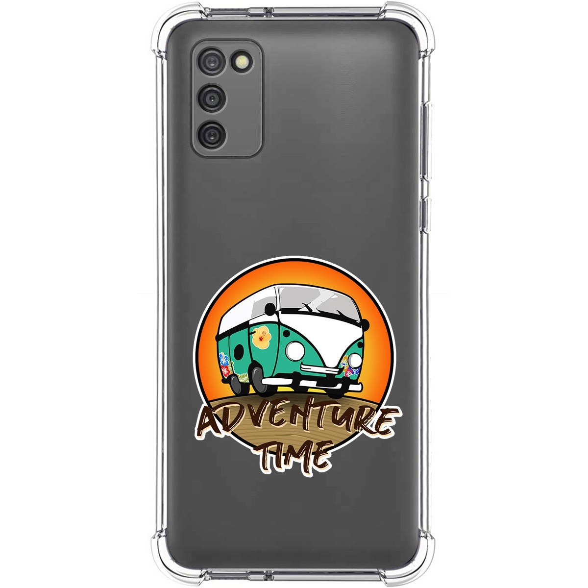 Funda Silicona Antigolpes para Samsung Galaxy A03s diseño Adventure Time Dibujos