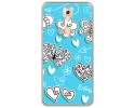 Funda Gel Tpu para Hisense F23 Diseño Mariposas Dibujos