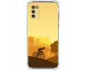 Funda Silicona Antigolpes para Samsung Galaxy A03s diseño Ciclista Dibujos