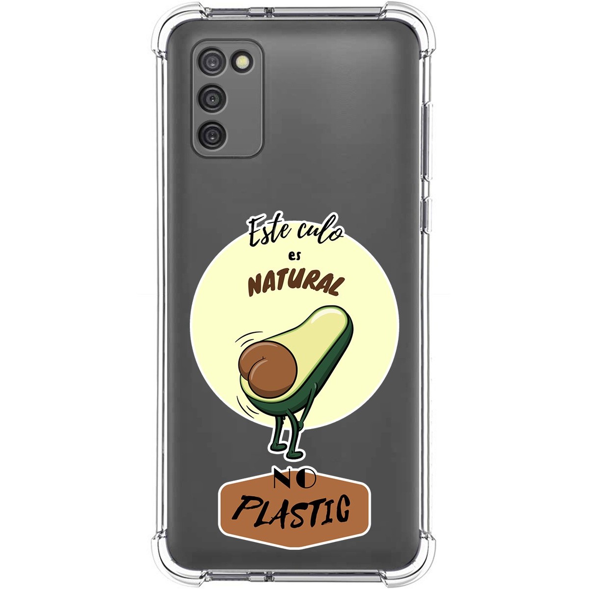 Funda Silicona Antigolpes para Samsung Galaxy A03s diseño Culo Natural Dibujos