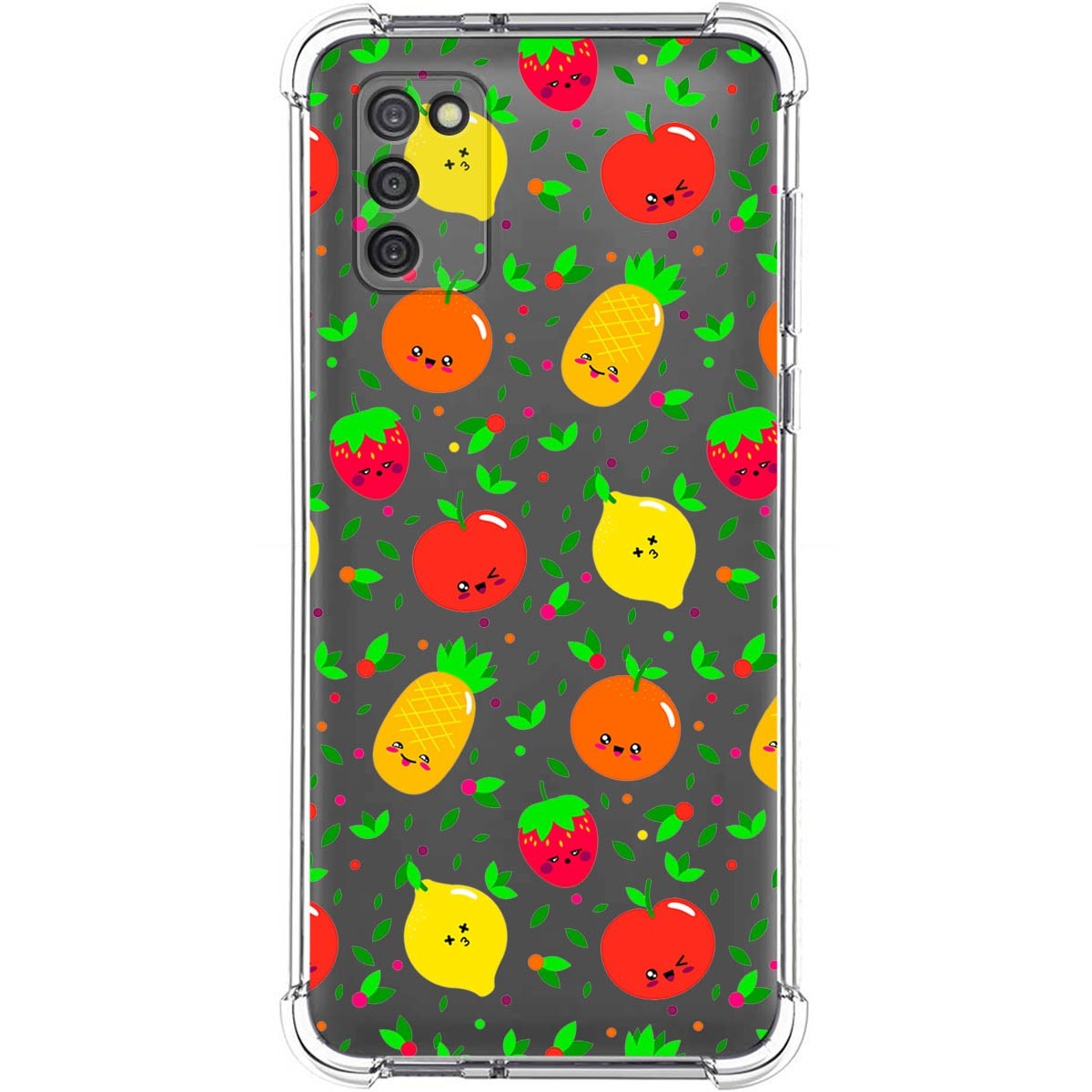 Funda Silicona Antigolpes para Samsung Galaxy A03s diseño Frutas 01 Dibujos