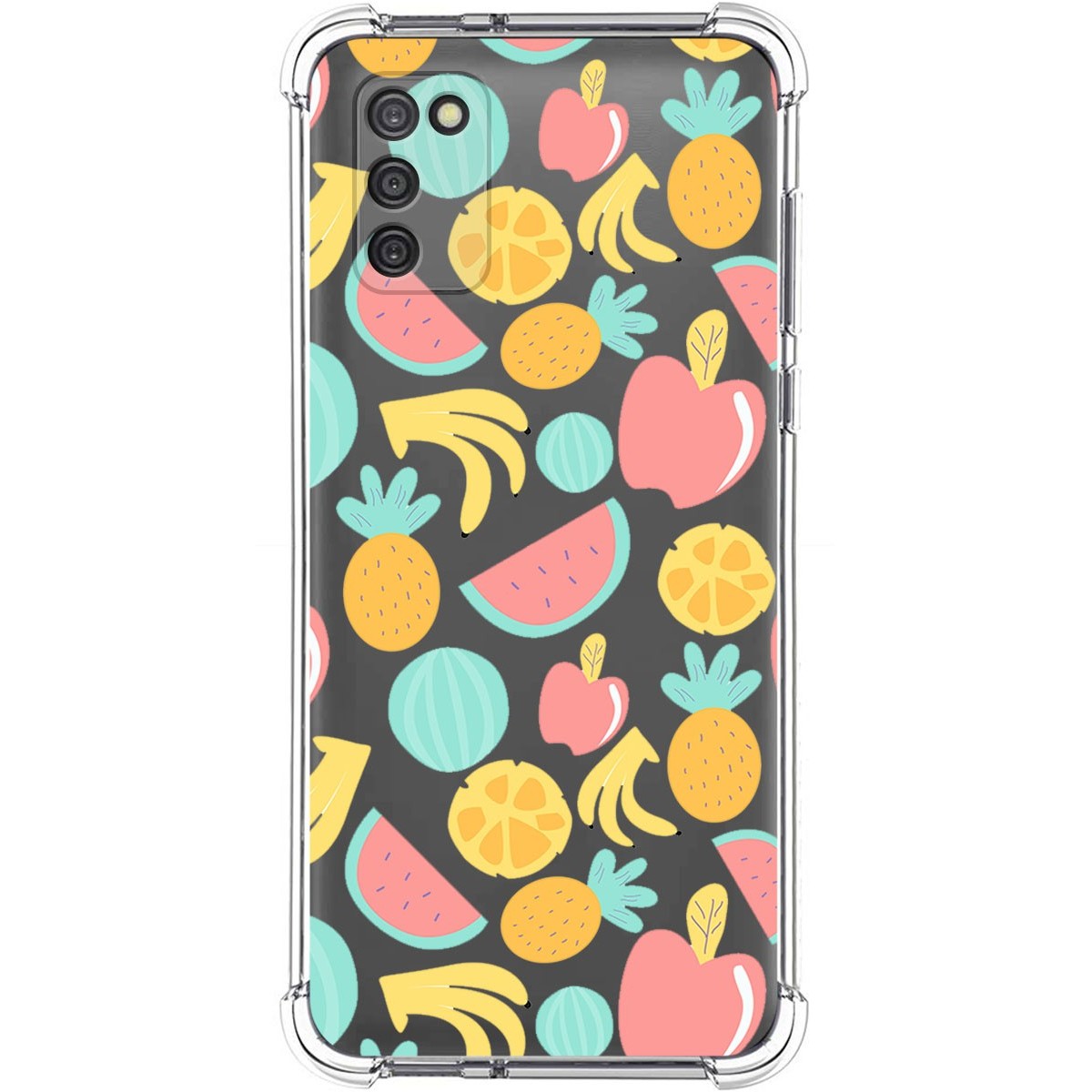 Funda Silicona Antigolpes para Samsung Galaxy A03s diseño Frutas 02 Dibujos