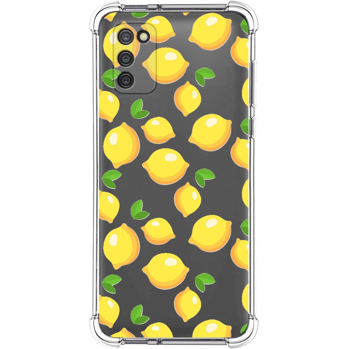 Funda Silicona Antigolpes para Samsung Galaxy A03s diseño Limones Dibujos