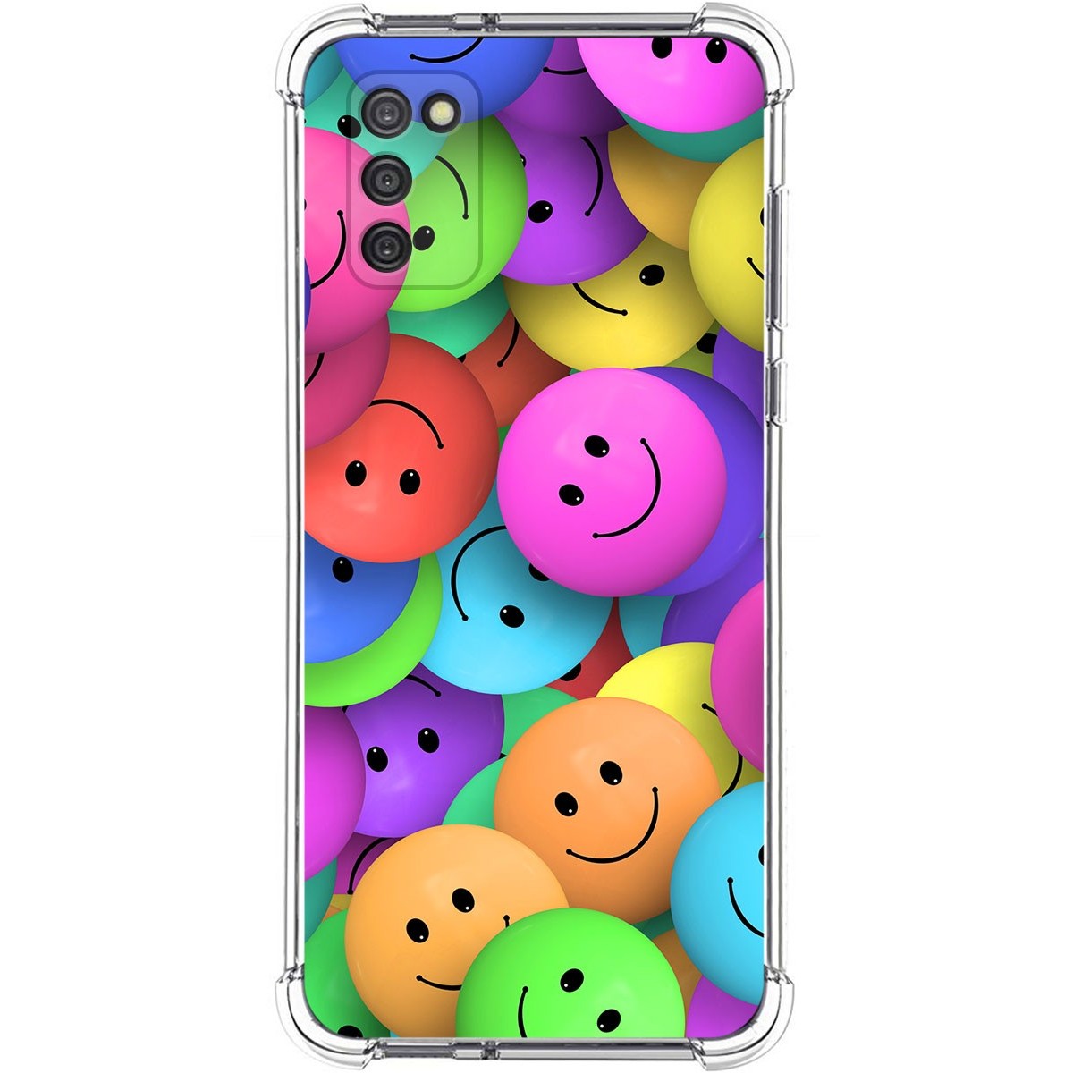 Funda Silicona Antigolpes para Samsung Galaxy A03s diseño Smile Dibujos